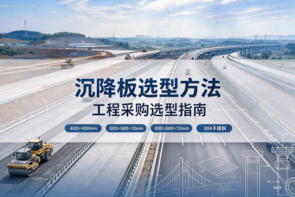 尖草坪沉降板选择方法